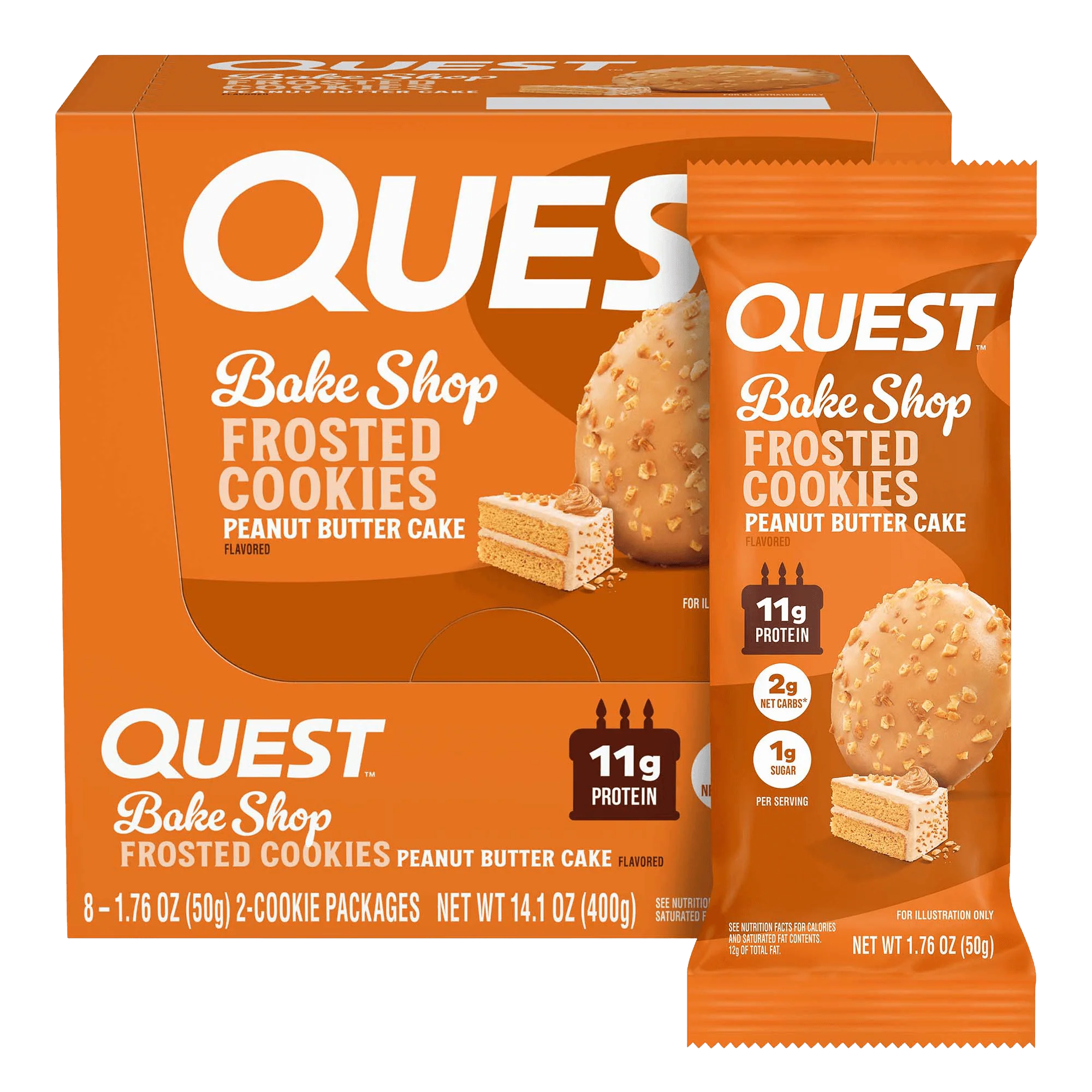 Peanut Butter Cake Frosted Cookies Twin Pack